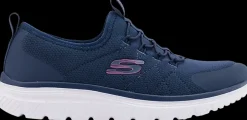 Best granatowe sneakersy damskie z wkładką memory foam Damskie Sportowe|Markowe