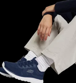 Hot granatowe sneakersy damskie z wkładką memory foam Damskie Sportowe|Markowe