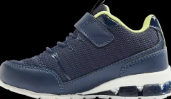 Online granatowe sneakersy dziecięce z zapięciem na rzep Dzieci Sportowe