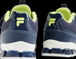 Online granatowe sneakersy dziecięce z zapięciem na rzep Dzieci Sportowe