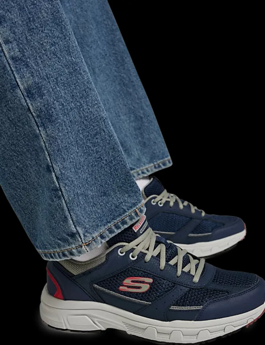 Clearance granatowe sneakersy męskie Oak Canyon Męskie Sportowe|Markowe