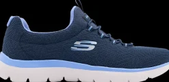 Outlet granatowe wsuwane sneakersy damskie Damskie Sportowe|Casual