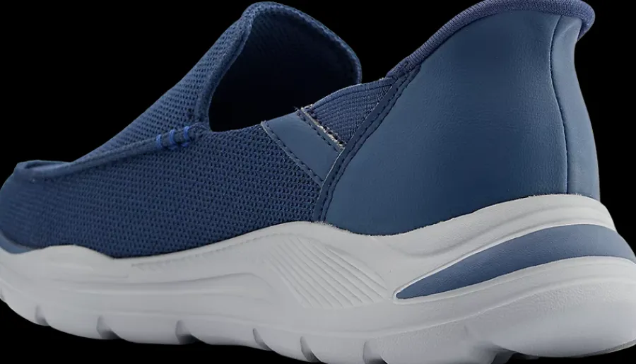Clearance granatowe wsuwane sneakersy męskie Swift Fit Męskie Sportowe|Markowe