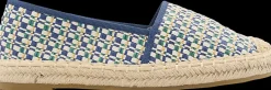 granatowo-beżowe espadryle damskie Damskie Półbuty