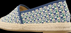 granatowo-beżowe espadryle damskie Damskie Półbuty