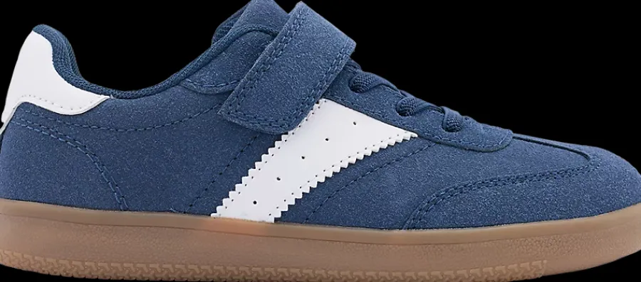 Clearance granatowo-białe sneakersy dziecięce Dzieci Sportowe|Do Szkoły