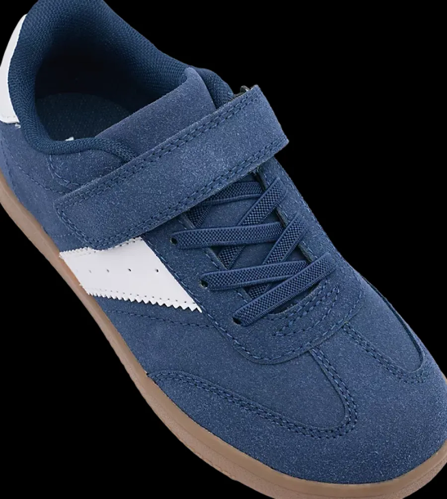 Clearance granatowo-białe sneakersy dziecięce Dzieci Sportowe|Do Szkoły