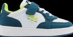 Outlet granatowo-białe sneakersy dziecięce Dzieci Sportowe