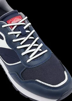 granatowo-białe sneakersy męskie Męskie Półbuty