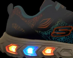 Clearance granatowo-niebiesko-pomarańczowe sneakersy dziecięce Dzieci Sportowe