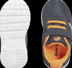 Clearance granatowo-pomarańczowe buciki chłopięce Dzieci Sportowe