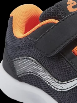 Clearance granatowo-pomarańczowe buciki chłopięce Dzieci Sportowe