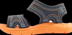 Clearance granatowo-pomarańczowe sandały chłopięce Kaleo Dzieci Sandały