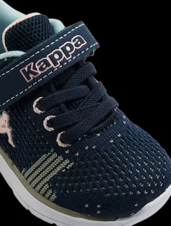 Sale granatowo-różowe sneakersy dziewczęce Dzieci Sportowe|Markowe