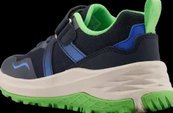 Online granatowo-zielone sneakersy dziecięce Dzieci Sportowe