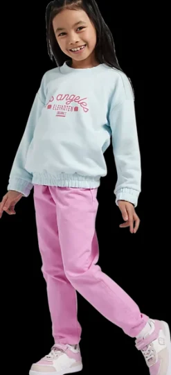 Outlet jasnoniebieska bluza dziewczęca Dzieci Odzież