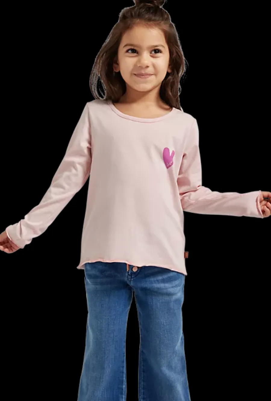 Sale jasno tshirt dziewczęcy z długim rękawem Dzieci Odzież