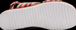 Sale kolorowe sandały damskie w paski Damskie Sandały