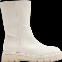 Hot kremowe botki damskie w minimalistycznym stylu Damskie Botki