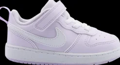 Online liliowe sneakersy dziewczęce Court Borough Low Recraft Dzieci Sportowe