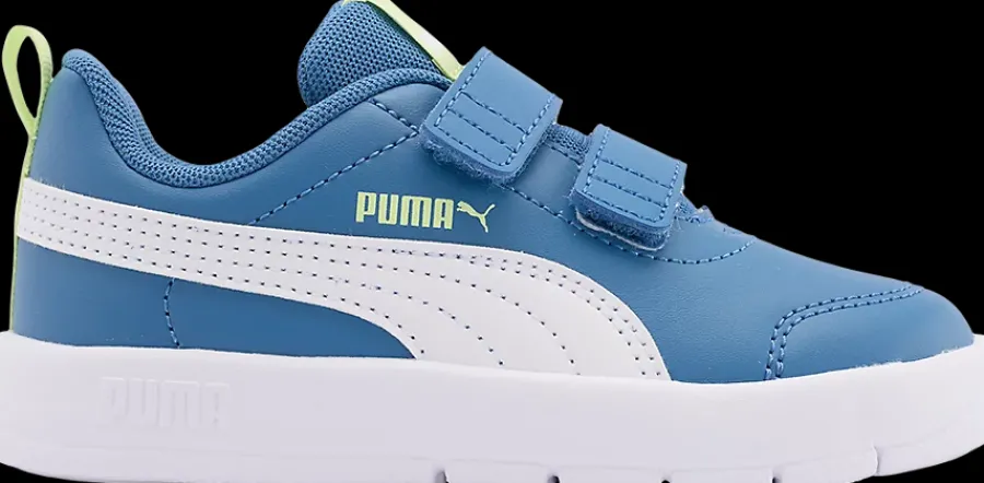New niebiesko-białe sneakersy dziecięce Courtflex V3 Dzieci Sportowe