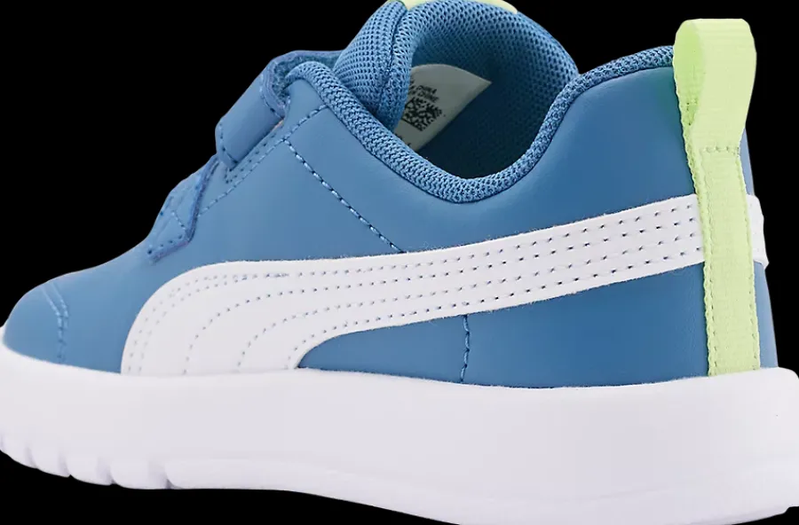 New niebiesko-białe sneakersy dziecięce Courtflex V3 Dzieci Sportowe