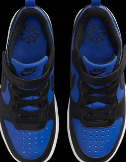 Outlet niebiesko-czarne sneakersy dziecięce Court Borough Recraft Low Dzieci Sportowe