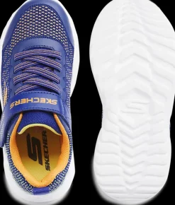 Clearance niebiesko-pomarańczowe sneakersy dziecięce Dzieci Sportowe
