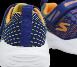 Clearance niebiesko-pomarańczowe sneakersy dziecięce Dzieci Sportowe