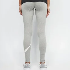 Clearance popielate legginsy damskie Damskie Odzież Damska|Odzież