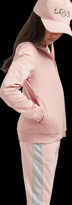 Clearance różowa rozpinana bluza dziewczęca z kapturem Dzieci Odzież