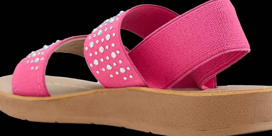 różowe klapki dziewczęce Dzieci Sandały