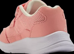 Discount różowe sneakersy dziewczęce zapinane na rzepy Markowe