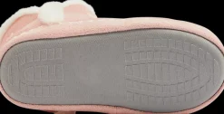 Outlet różowo-białe wysokie kapcie dziewczęce Dzieci Kapcie