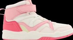 Online różowo-białe wysokie sneakersy dziewczęce Dzieci Sportowe