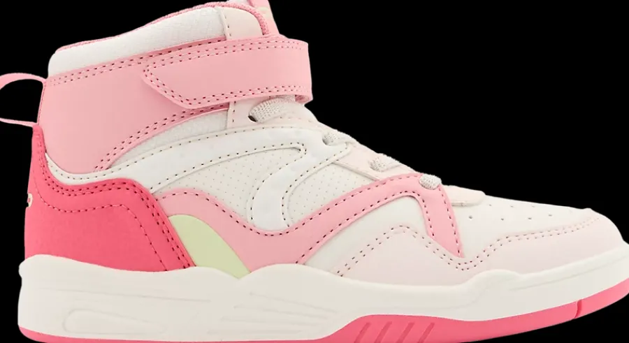 Online różowo-białe wysokie sneakersy dziewczęce Dzieci Sportowe