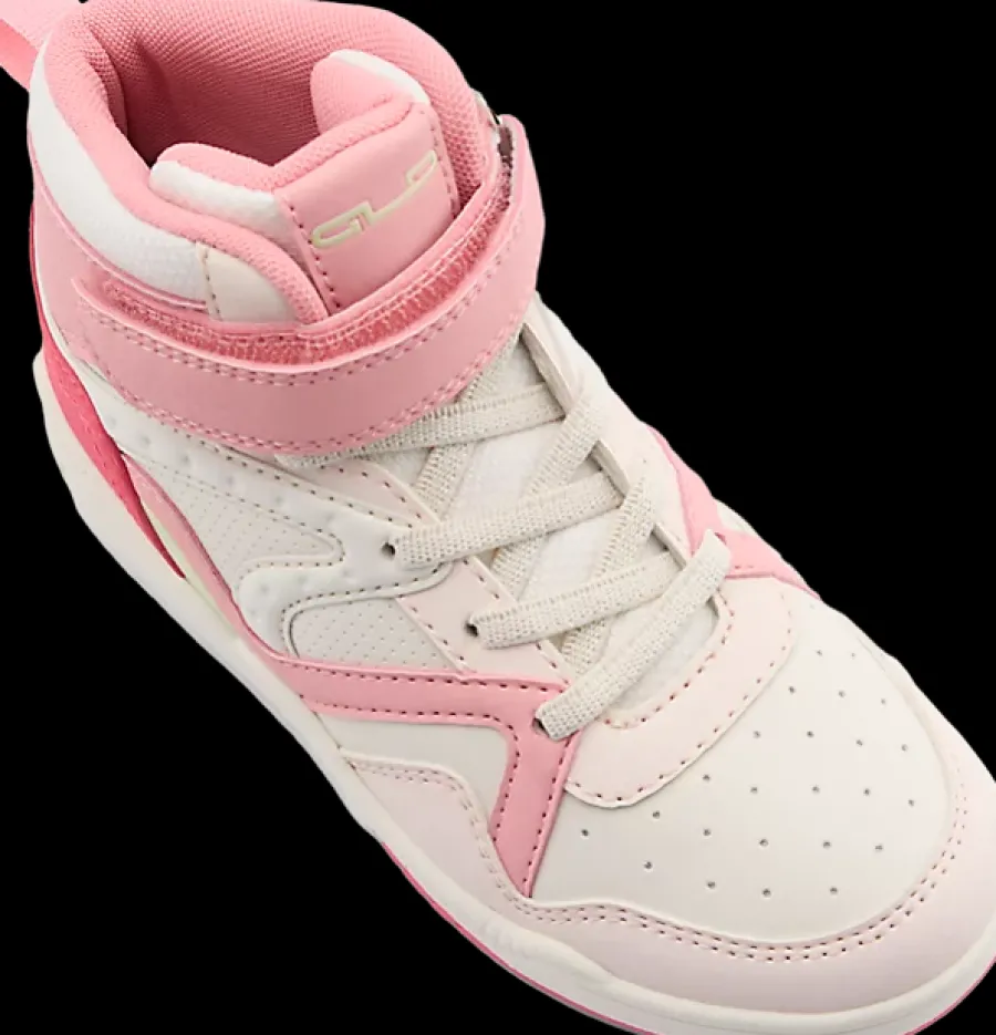 Online różowo-białe wysokie sneakersy dziewczęce Dzieci Sportowe