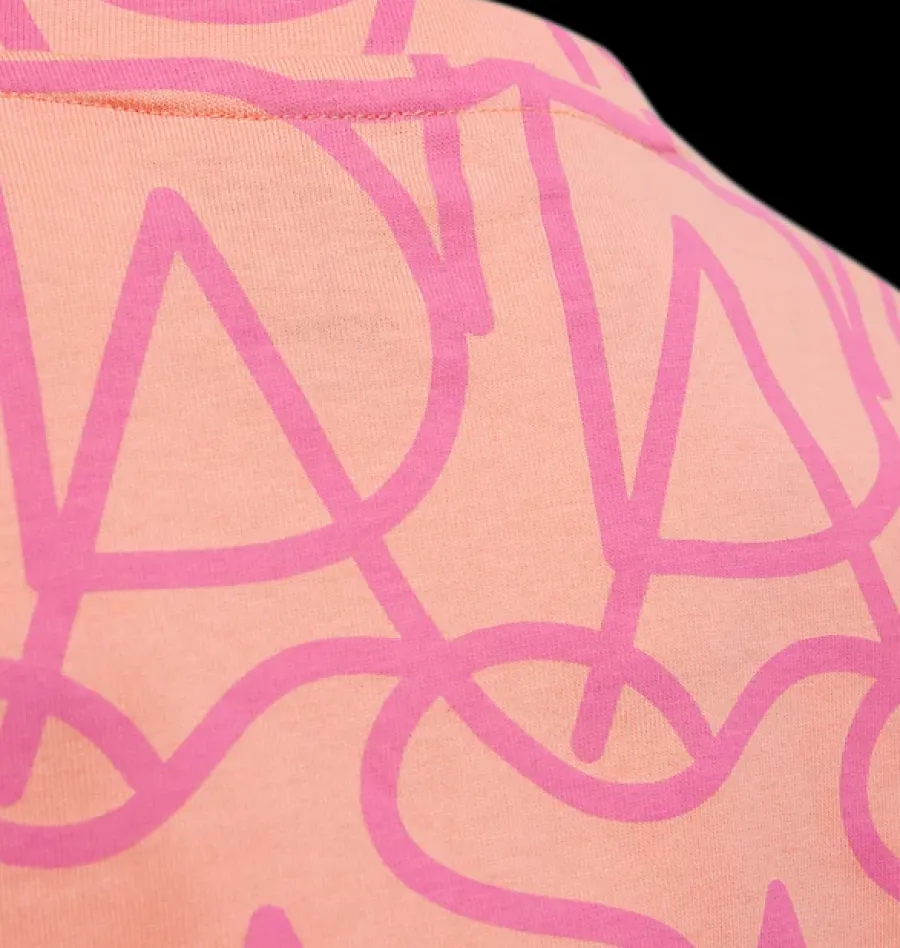 New różowy crop top dziewczęcy Odzież
