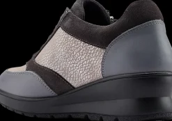 Hot sneakersy na koturnie Damskie Sportowe