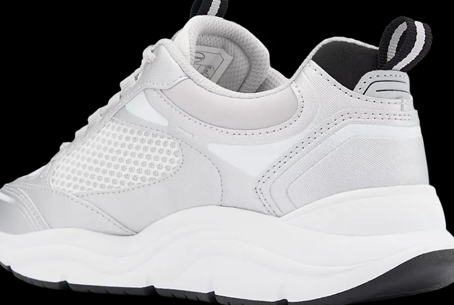 srebrne sneakersy damskie Damskie Sportowe|Casual