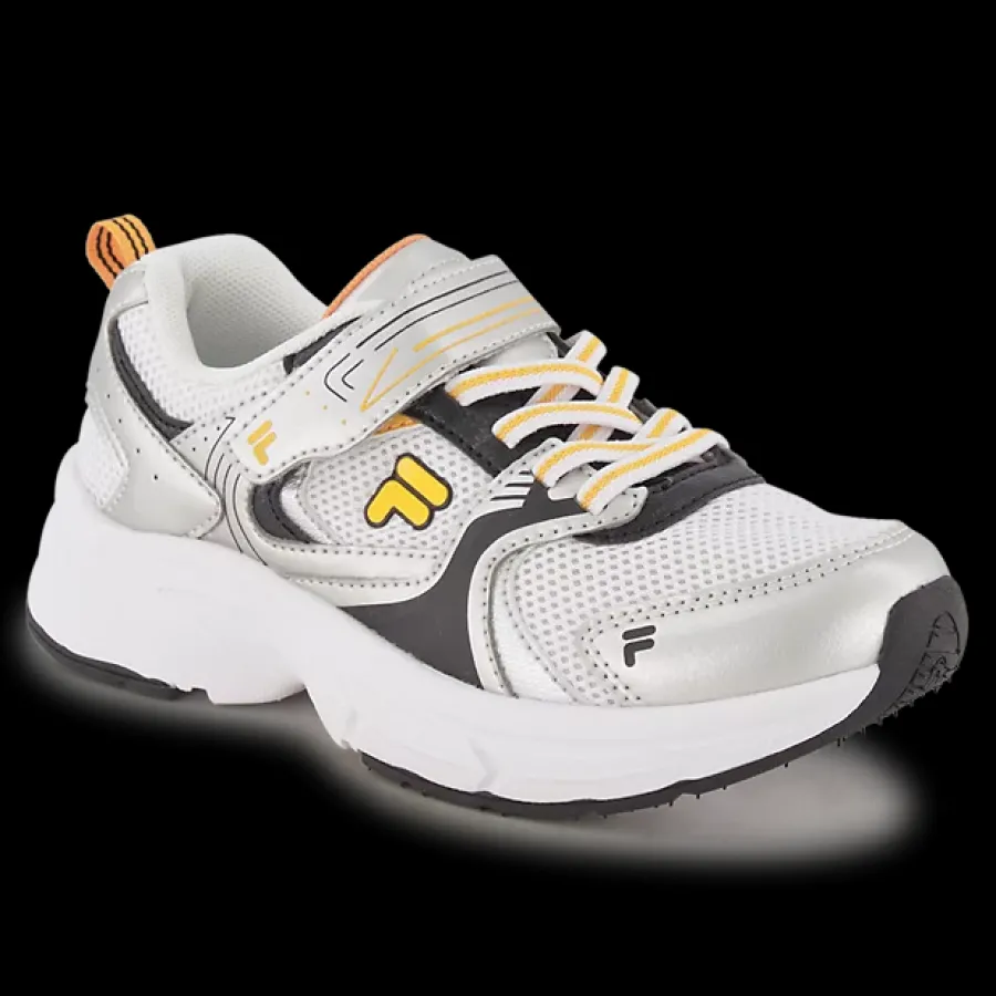 srebrno-białe sneakersy dziecięce Dzieci Sportowe