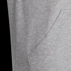 Online szara bluza dziecięca z kapturem Dzieci Odzież