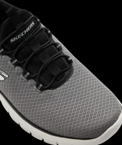 Clearance szare sneakersy męskie z wkładką memory Męskie Sportowe