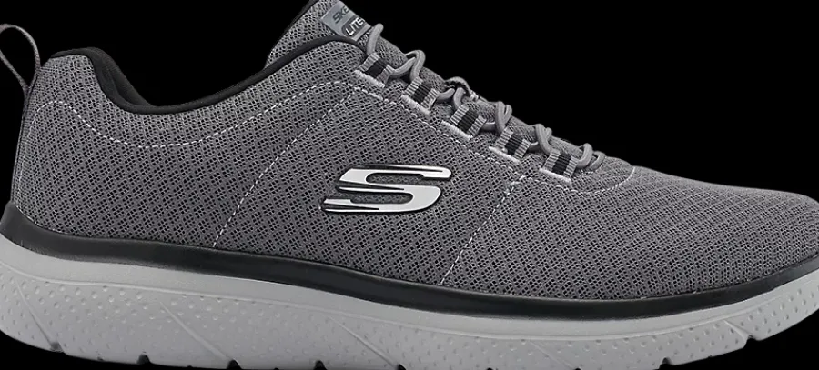 Online szare sneakersy męskie z wkładką memory foam Męskie Sportowe|Markowe