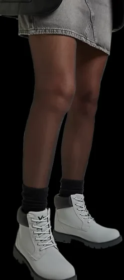 Best szare sznurowane botki damskie Damskie Botki