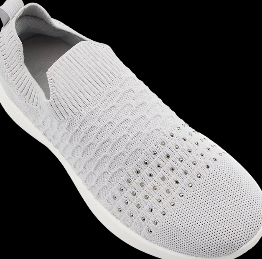 Clearance szare wsuwane sneakersy damskie Damskie Sportowe
