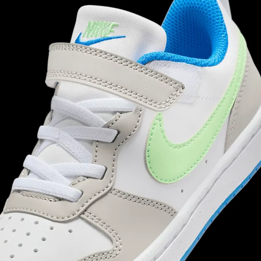 szaro-białe sneakersy dziecięce COURT BOROUGH LOW RECRAFT Dzieci Sportowe