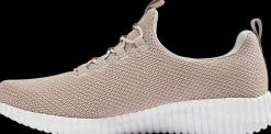 Outlet szarobrązowe sneakersy damskie z wygodną wkładką Damskie Sportowe|Markowe
