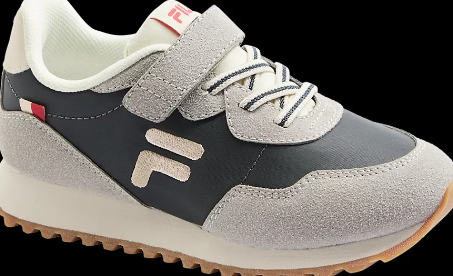 Outlet szaro-czarne sneakersy dziecięce Dzieci Sportowe|Do Szkoły