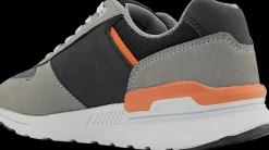 New szaro-czarne sneakersy męskie Męskie Sportowe